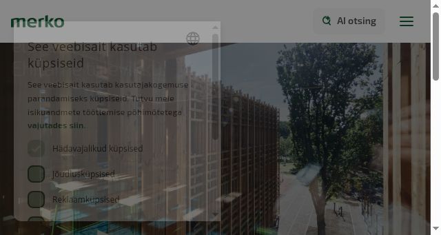 Screenshot of merko.ee