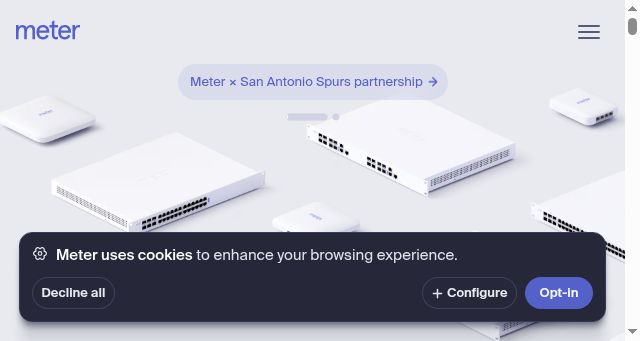 Screenshot of meter.com