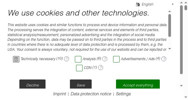 Screenshot of mgm-tp.com