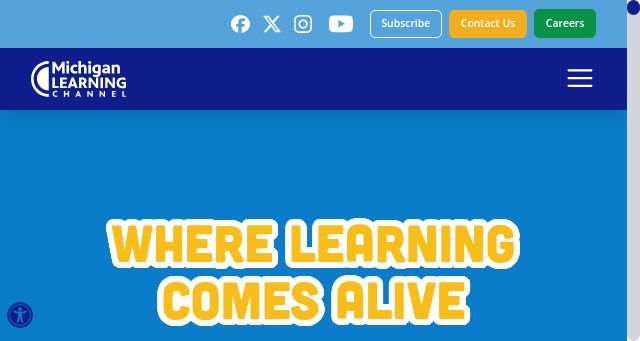 Screenshot of michiganlearning.org