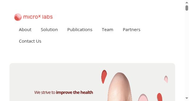 Screenshot of microxlabs.com
