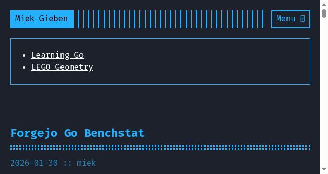 Screenshot of miek.nl
