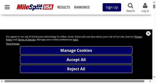 Screenshot of milesplit.com