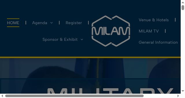 Screenshot of militaryam.com