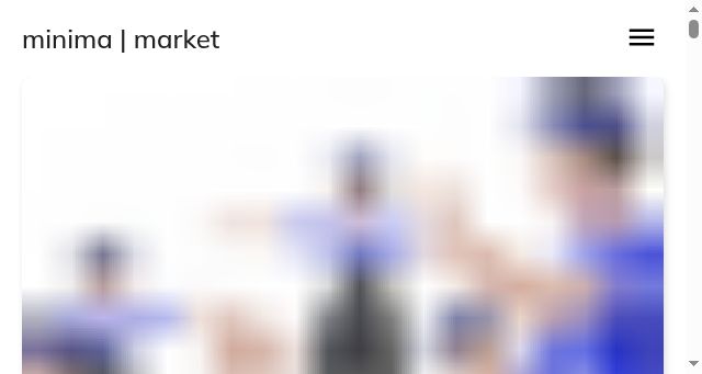 Screenshot of minima.market