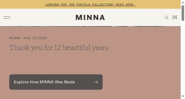 Screenshot of minna-goods.com
