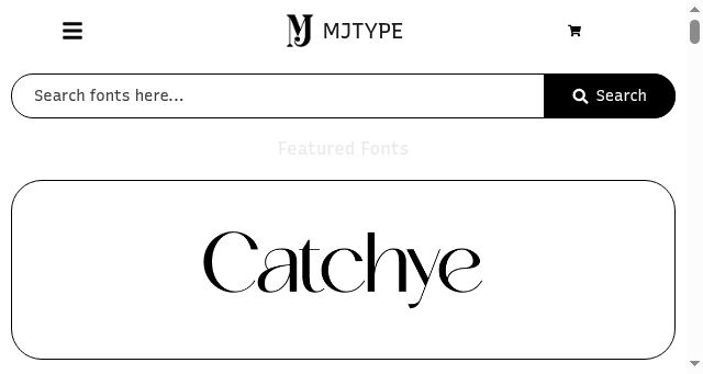 Screenshot of mjtype.com