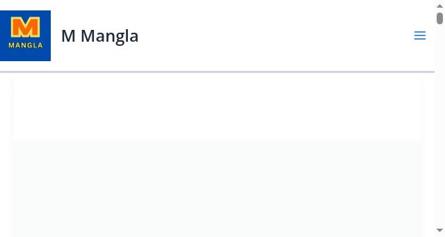 Screenshot of mmangla.com