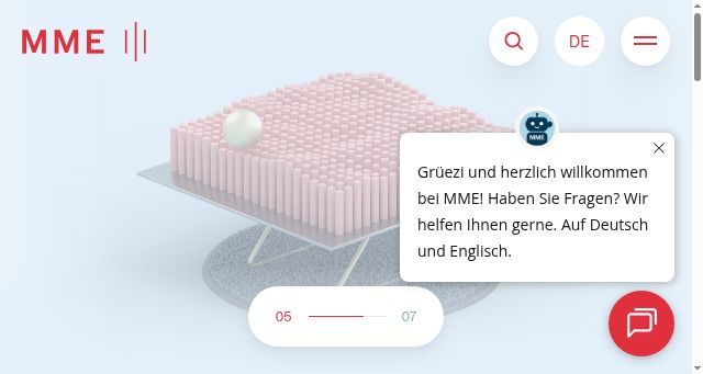 Screenshot of mme.ch