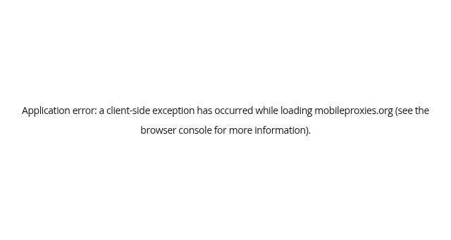 Screenshot of mobileproxies.org