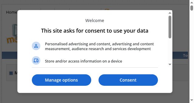 Screenshot of mobileread.com