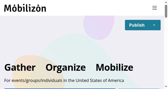 Screenshot of mobilizon.us