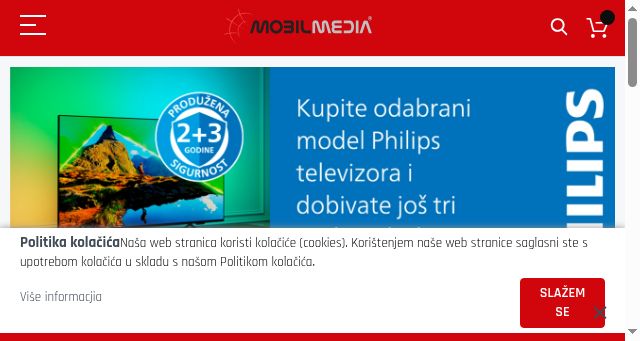 Screenshot of mobilmedia.ba