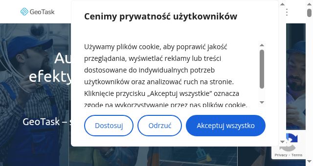 Screenshot of mobilnypracownik.pl