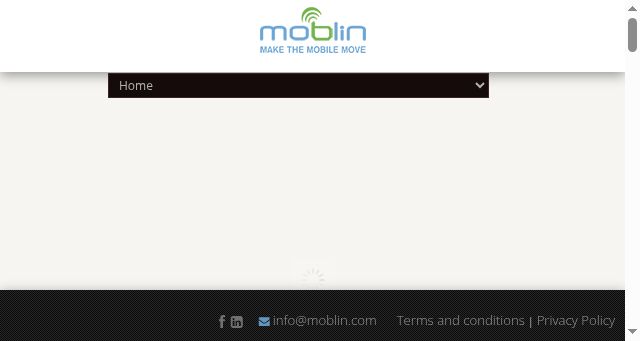 Screenshot of moblin.com