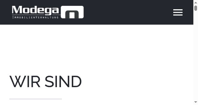 Screenshot of modega.de