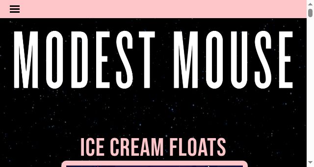Screenshot of modestmouse.com