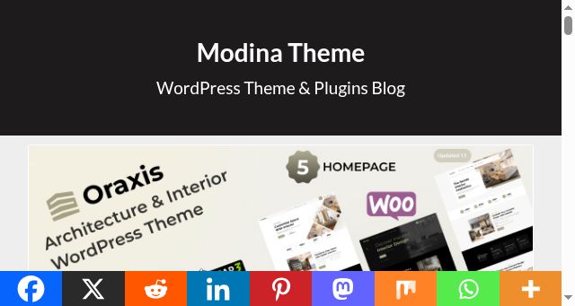 Screenshot of modinatheme.com