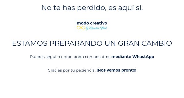 Screenshot of modocreativo.es