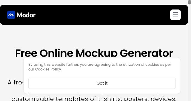 Screenshot of modor.io