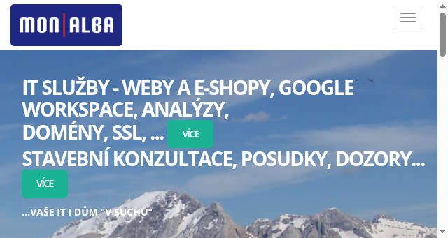 Screenshot of monalba.cz