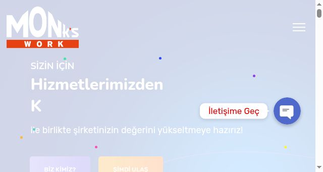 Screenshot of monkswork.com
