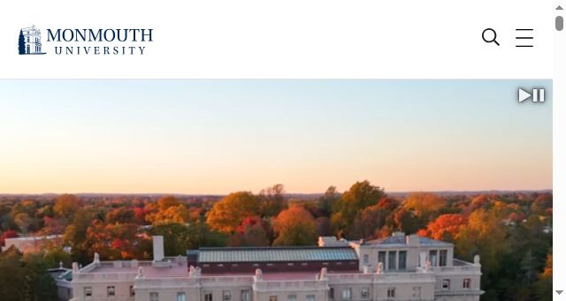 Screenshot of monmouth.edu