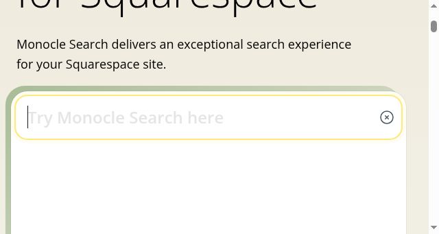 Screenshot of monocle-search.com