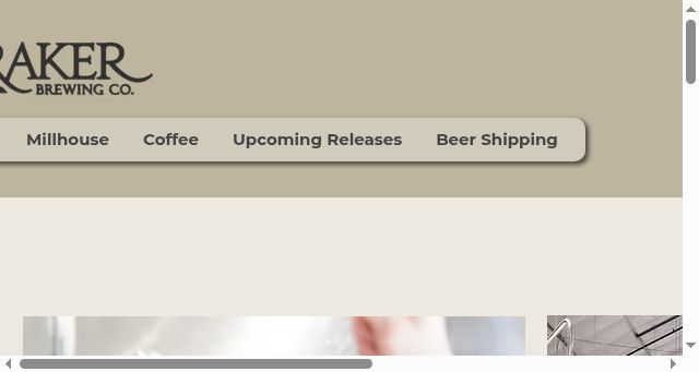 Screenshot of moonrakerbrewing.com
