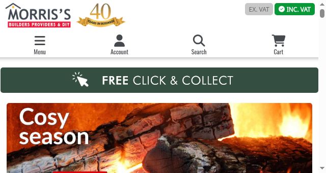 Screenshot of morrisdiy.com