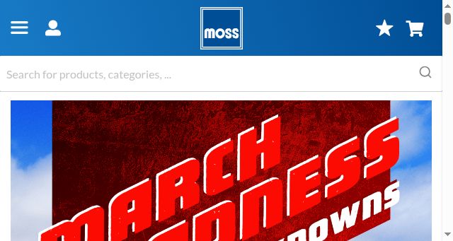 Screenshot of mossmotors.com