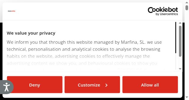 Screenshot of moventia.es