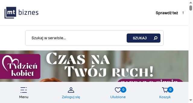 Screenshot of mtbiznes.pl