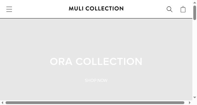 Screenshot of mulicollection.com