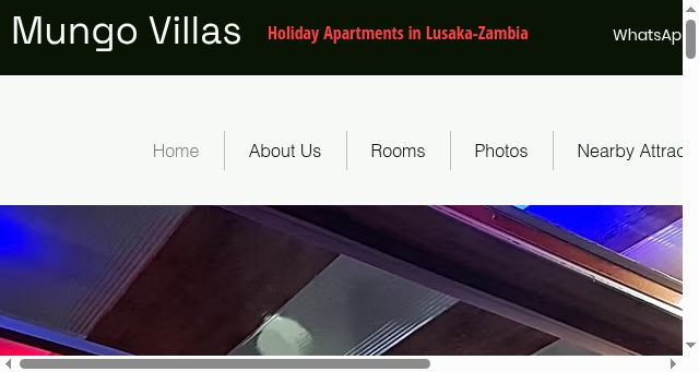 Screenshot of mungovillas.com