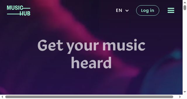 Screenshot of music-hub.com