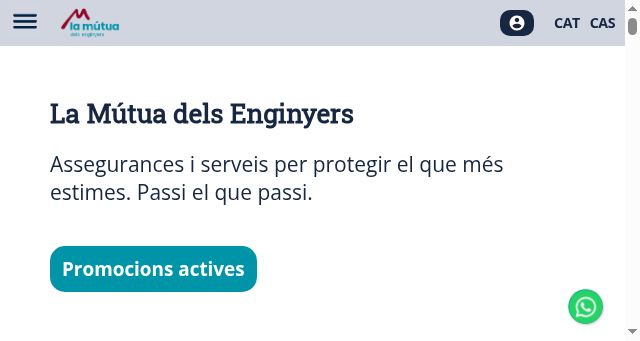 Screenshot of mutua-enginyers.com