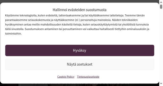 Screenshot of muutoslkv.fi