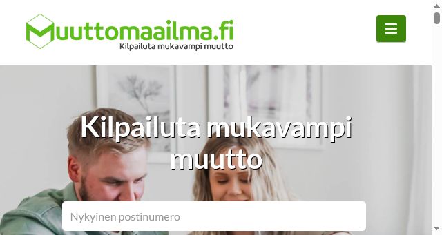 Screenshot of muuttomaailma.fi