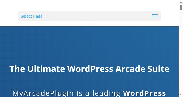Screenshot of myarcadeplugin.com