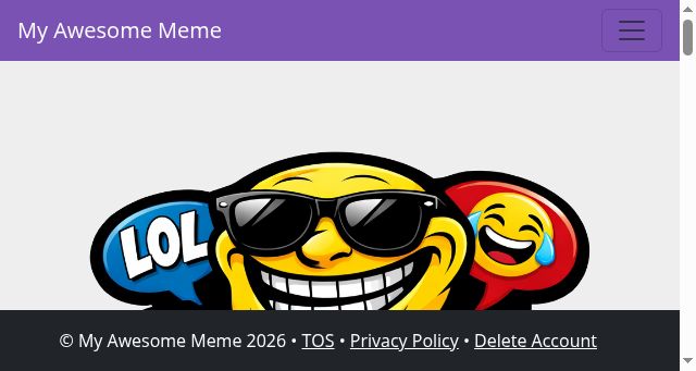 Screenshot of myawesome.meme