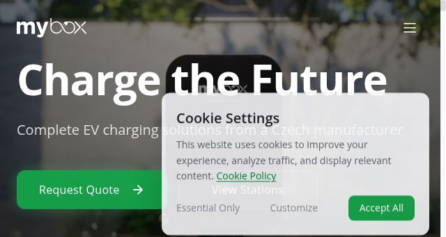 Screenshot of mybox.eco