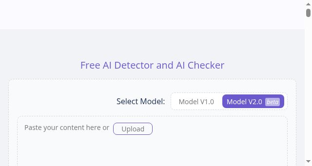 Screenshot of mydetector.ai