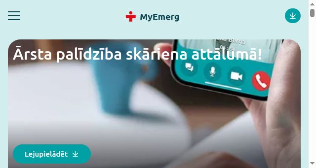 Screenshot of myemerg.com