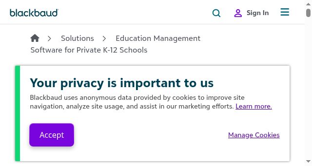 Screenshot of myschoolapp.com