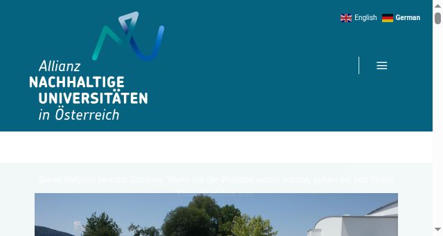 Screenshot of nachhaltigeuniversitaeten.at