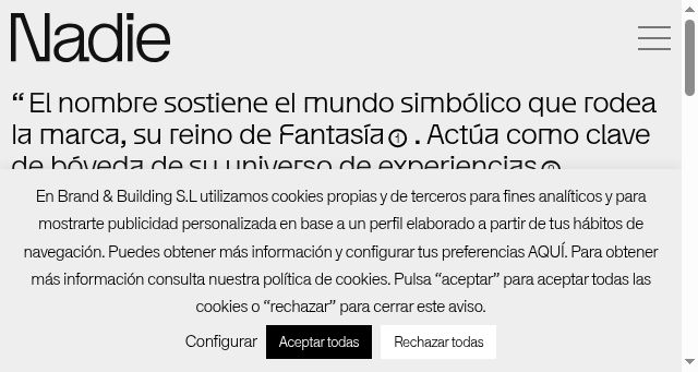 Screenshot of nadie.es