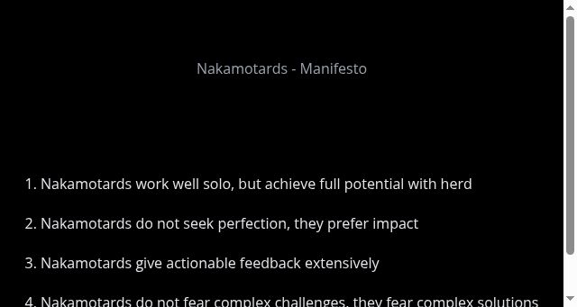 Screenshot of nakamotards.com