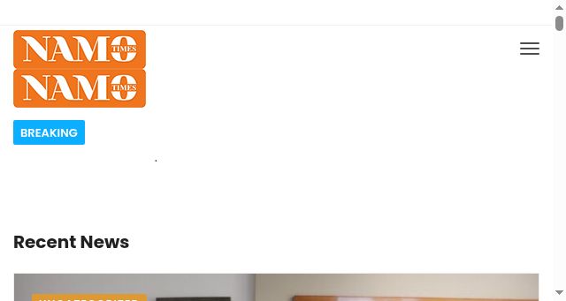 Screenshot of namotimes.in