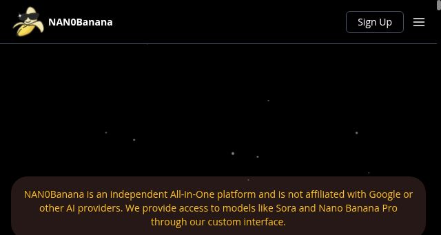 Screenshot of nan0banana.pro